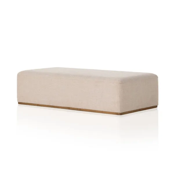 Product Image 1 for Clive Solid Parawood Ottoman from Four Hands