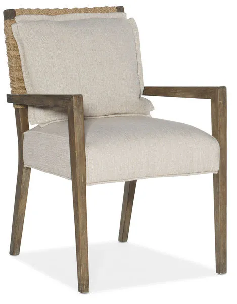 Product Image 3 for Sundance Dark Wood Woven Back Arm Chair, Set of 2 from Hooker Furniture