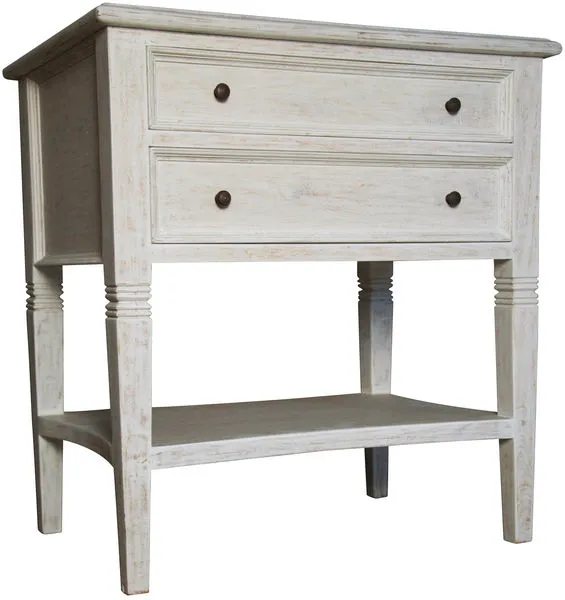 Product Image 2 for Qs Oxford 2 Drawer Side Table from Noir