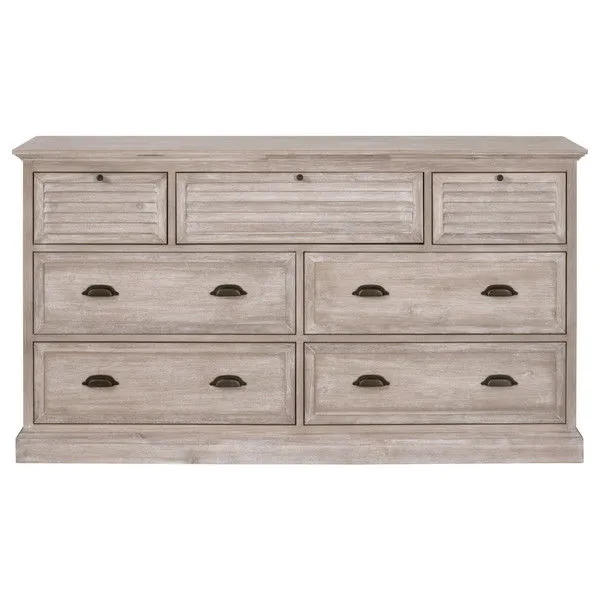 Product Image 9 for Eden 7-Drawer Light Wood Media Console Dresser from Essentials for Living