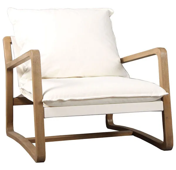 Product Image 7 for Kakouris Occasional Chair - Off White from Dovetail Furniture