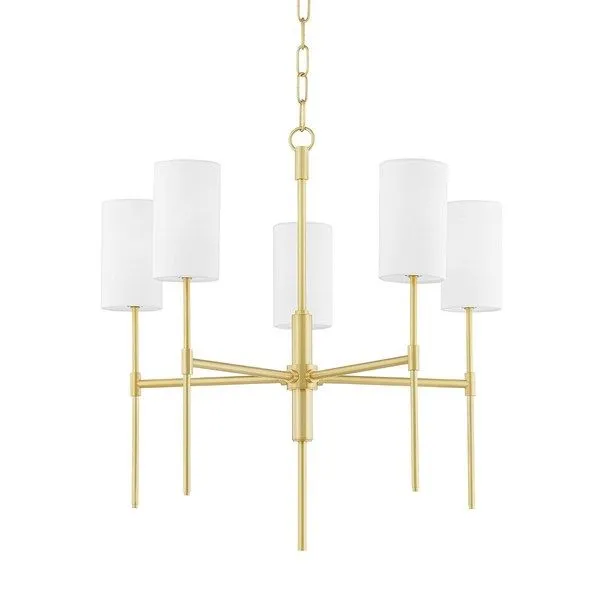 Product Image 1 for Olivia 5 Light Chandelier from Mitzi