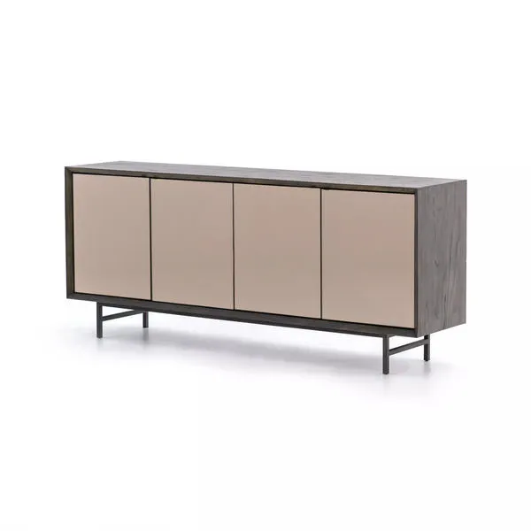 Product Image 8 for Luke Sideboard Ash Grey/Bronze Mirror from Four Hands