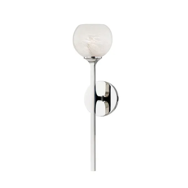 Product Image 1 for Melton 1-Light Wall Sconce - Polished Nickel from Hudson Valley
