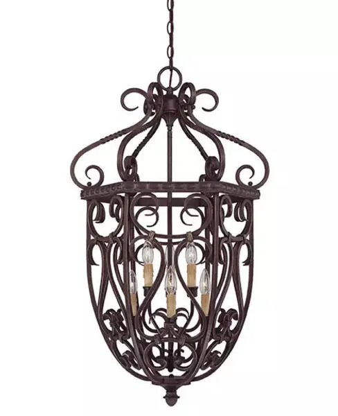 Product Image 1 for Bellingham 21" 6 Light Cage Foyer from Savoy House
