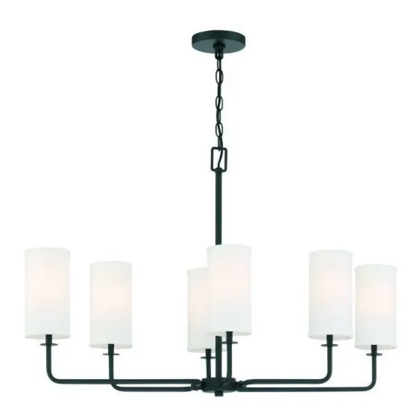 Product Image 6 for Powell 6 Light Linear Chandelier from Savoy House