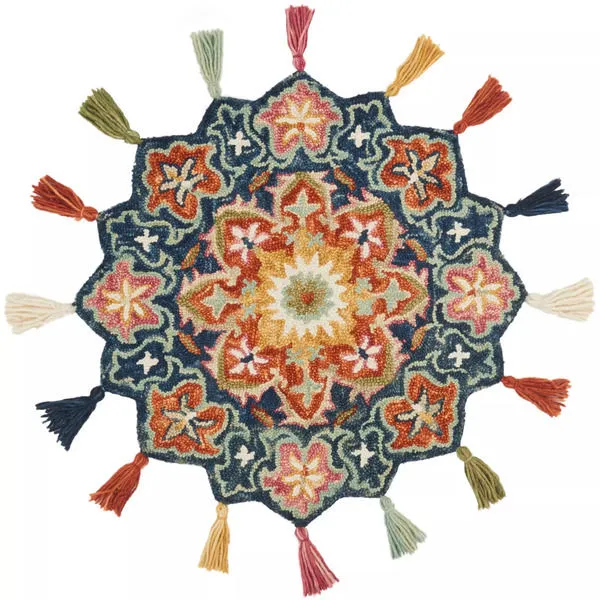 Product Image 1 for Remy Navy / Rust Rug from Loloi