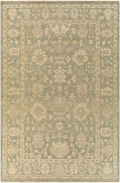 Product Image 1 for Reign Hand-Knotted Dusty Sage / Tan Rug - 9' x 12' from Surya