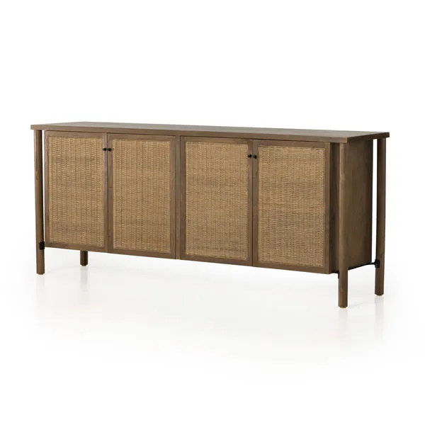 Product Image 1 for Veta Taupe Mango Wood Cane Sideboard from Four Hands