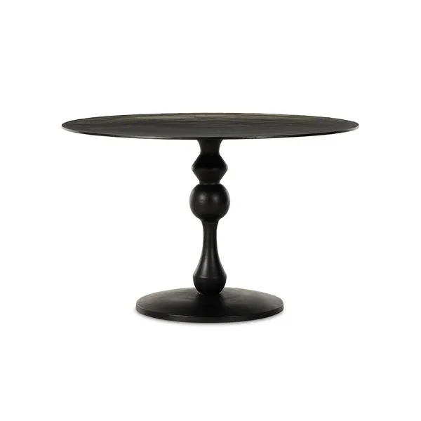 Product Image 1 for Daffin Round Black Antique Bistro Dining Table from Four Hands