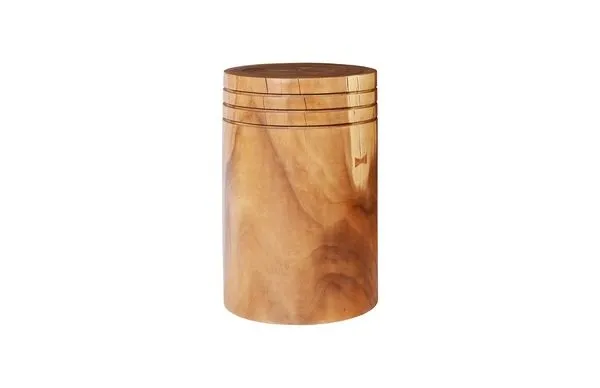 Product Image 4 for Chamcha Wood Pedestal, Round from Phillips Collection
