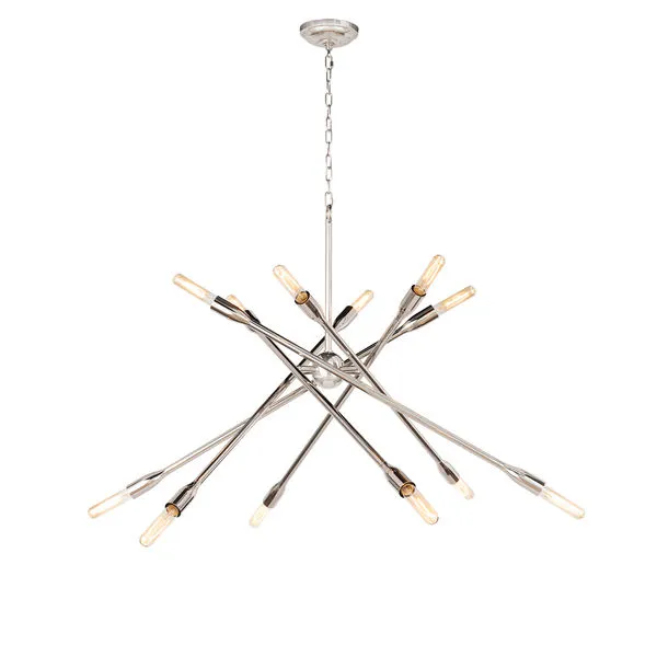 Product Image 1 for Cobra Large Polished Nickel Chandelier from Regina Andrew Design