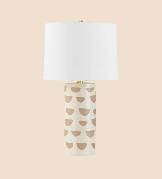 Product Image 2 for Minnie Slate Blue Tall Cylinder Ceramic Table Lamp from Mitzi