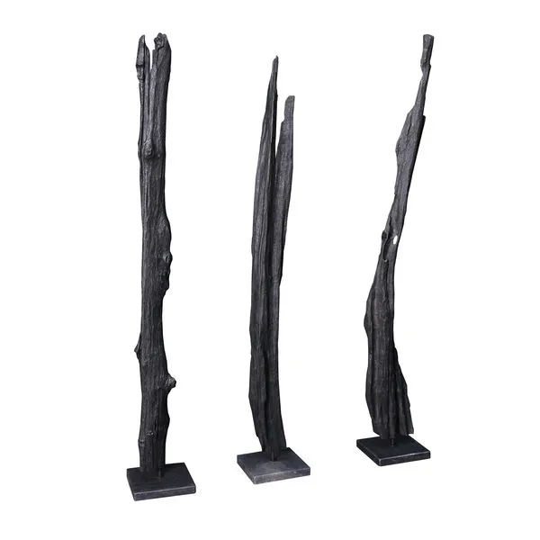 Product Image 2 for Tall Teak Wood Sculpture from Moe's