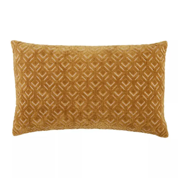 Product Image 8 for Colinet Trellis Gold/ Silver Lumbar Pillow from Jaipur