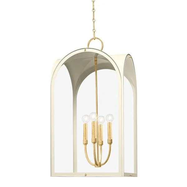 Product Image 1 for Lincroft 4-Light Large Soft Sand Lantern from Hudson Valley