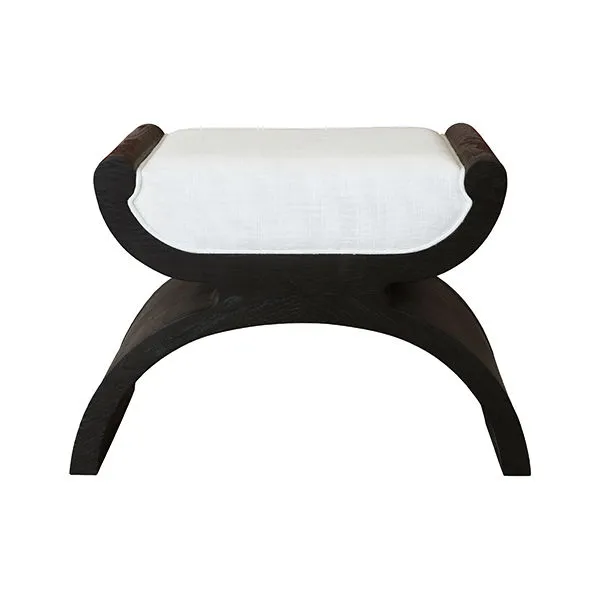 Product Image 2 for Janna Curved Base Stool from Worlds Away