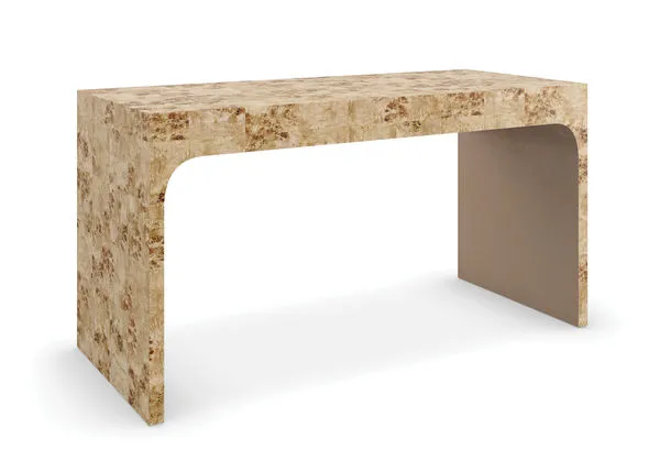 Product Image 1 for Burlesque Mappa Burl Hardwood Desk from Caracole