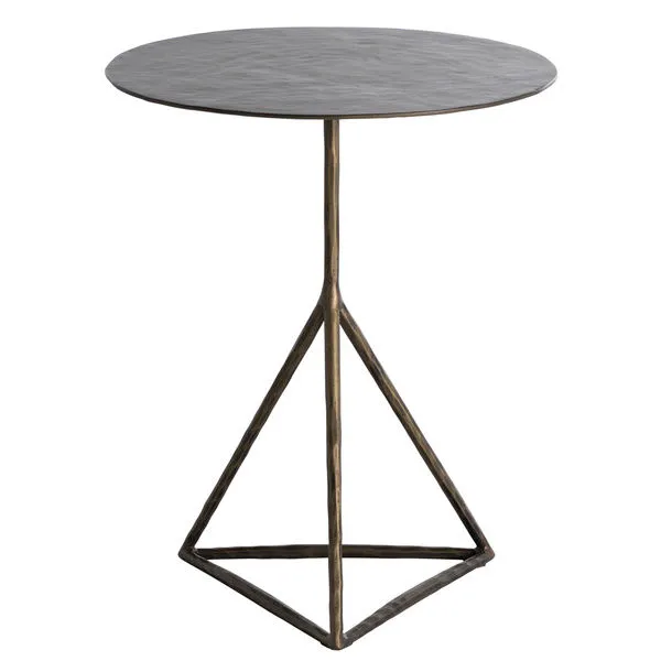 Product Image 1 for Napier Antique Aged Brass Side Table from Gabby