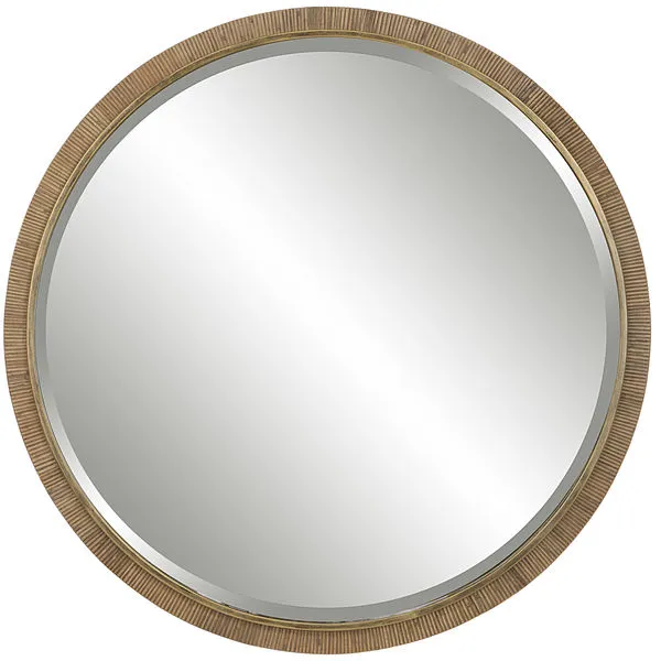 Product Image 1 for Paradise Round Rattan Mirror from Uttermost