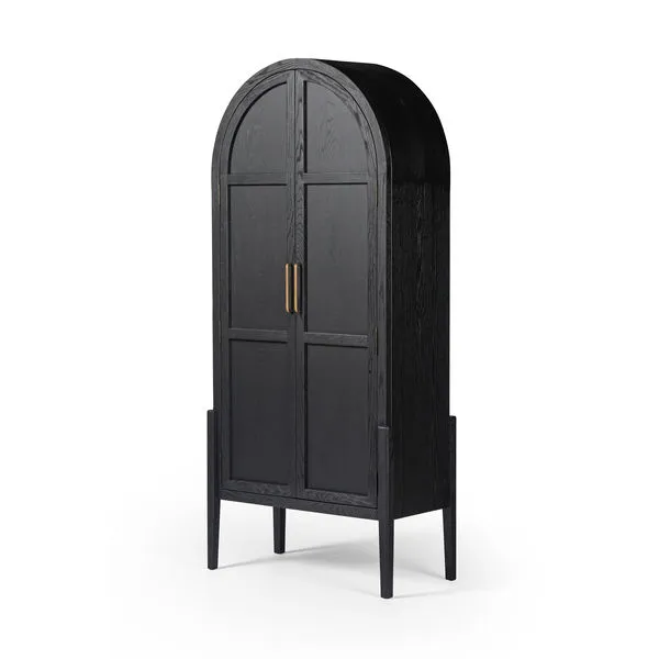 Product Image 1 for Tolle Arched Black Two-Door Cabinet from Four Hands