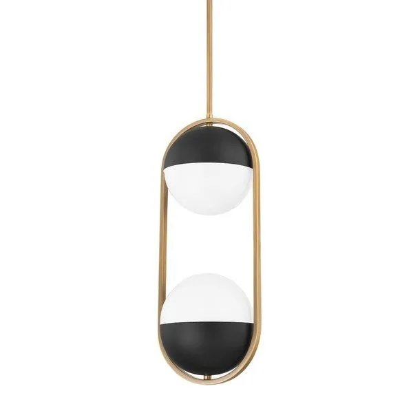 Product Image 1 for Willard Patina Brass 2-Light Pendant from Troy Lighting