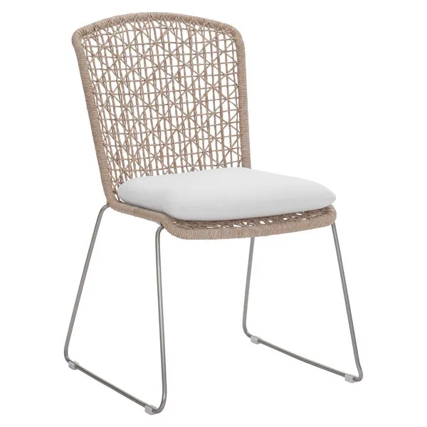 Product Image 1 for Carmel Outdoor Woven Wicker Side Chair from Bernhardt Furniture