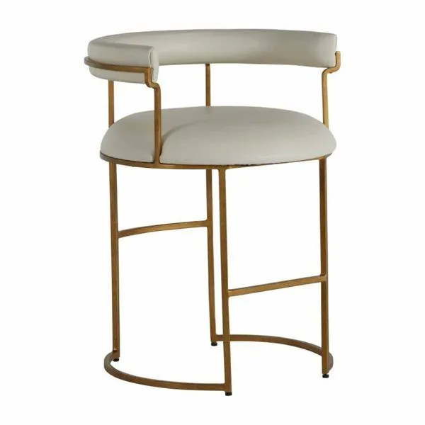 Product Image 8 for Mack White Leather Counter Stool from Gabby