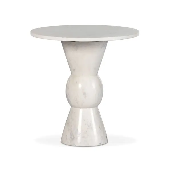 Product Image 1 for Fox White Marble End Table from Four Hands