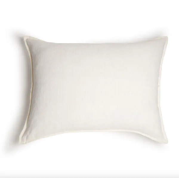 Product Image 2 for Montauk 28" x 36" Large Decorative Bed Pillow with Insert - Cream from Pom Pom at Home