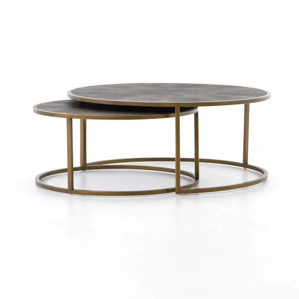 Product Image 10 for Shagreen Nesting Coffee Table from Four Hands