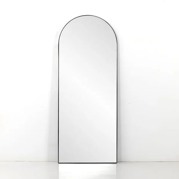 Product Image 1 for Georgina Matte Black Floor Mirror from Four Hands
