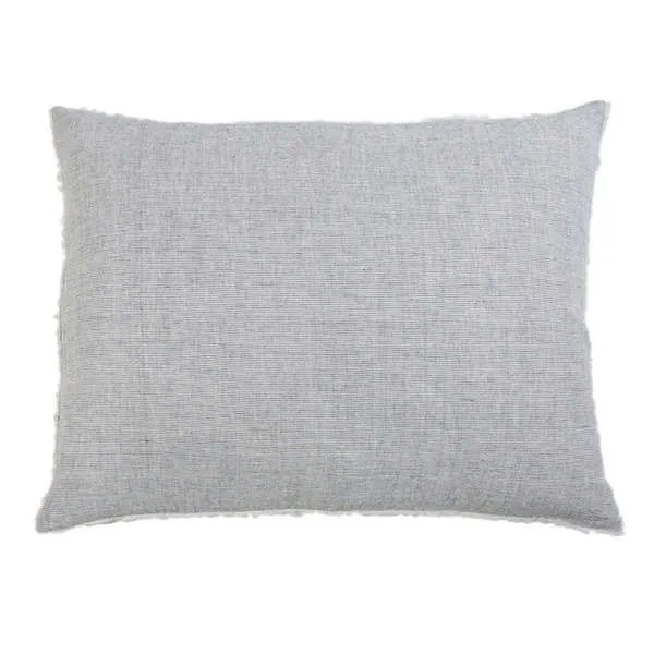 Product Image 1 for Logan 28" x 36" Large Decorative Bed Pillow with Insert - Navy from Pom Pom at Home