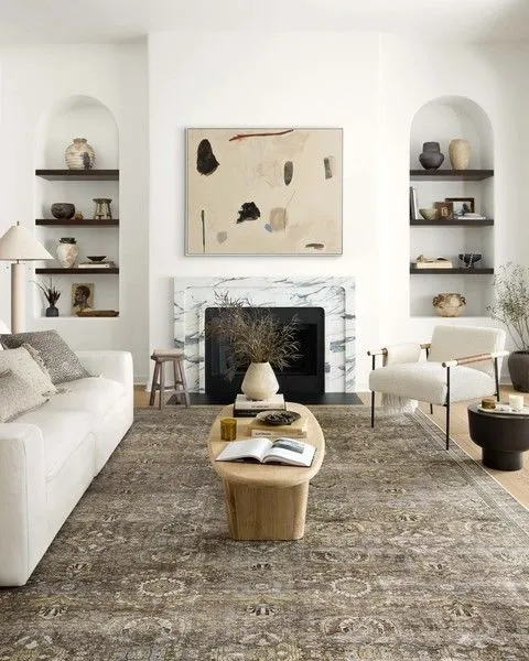 Product Image 1 for Layla 18" Antique / Moss Rug Swatch from Loloi