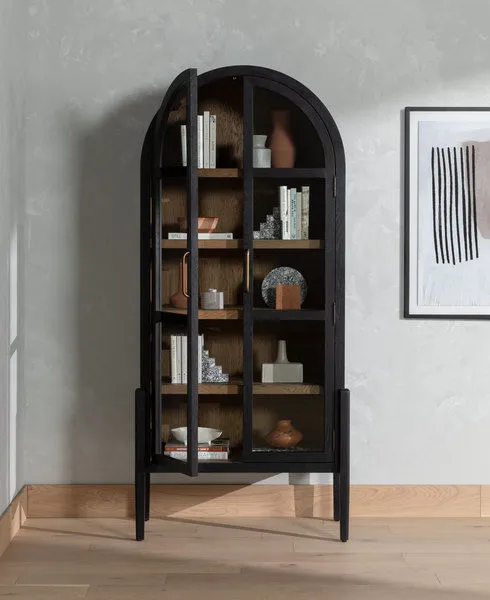 Product Image 1 for Tolle Cabinet - Drifted Matte Black from Four Hands