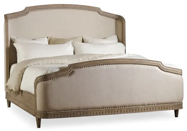 Product Image 3 for Corsica Upholstery Acacia King Shelter Bed from Hooker Furniture