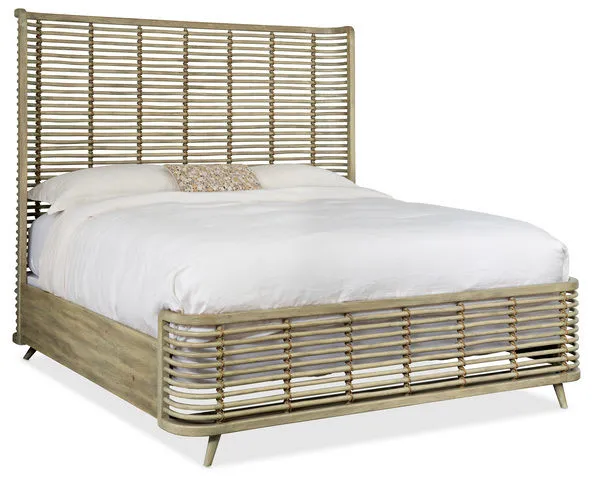 Product Image 3 for Surfrider Pecan & Cane California King Rattan Bed from Hooker Furniture