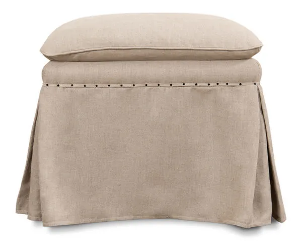 Product Image 5 for Draped Ottoman from Sarreid Ltd.