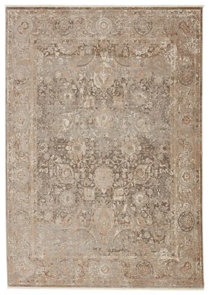 Product Image 9 for Baptiste Oriental Dark Taupe/ Gold Rug from Jaipur