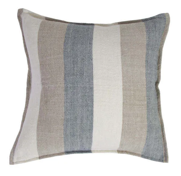 Product Image 1 for Montecito 20" Accent Pillow with Insert - Ocean / Natural from Pom Pom at Home