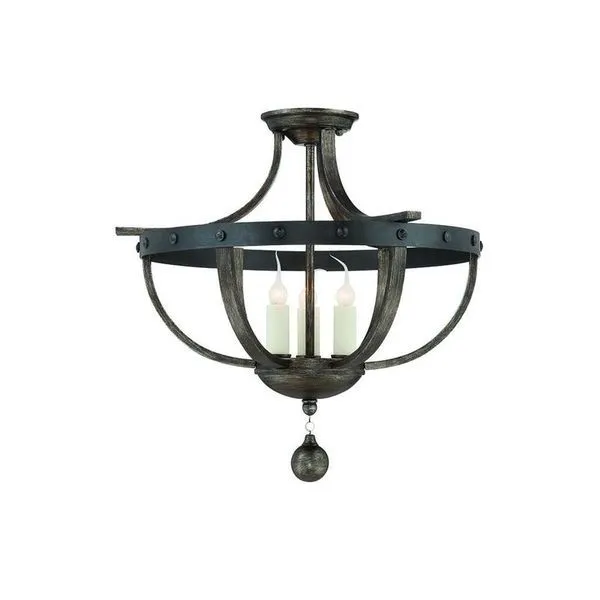 Product Image 1 for Alsace 3 Light Semi Flush from Savoy House