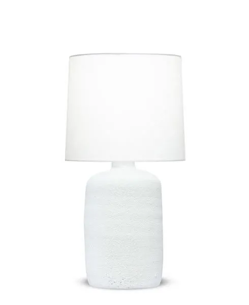 Product Image 1 for Sally Textured Ceramic Table Lamp - White from FlowDecor
