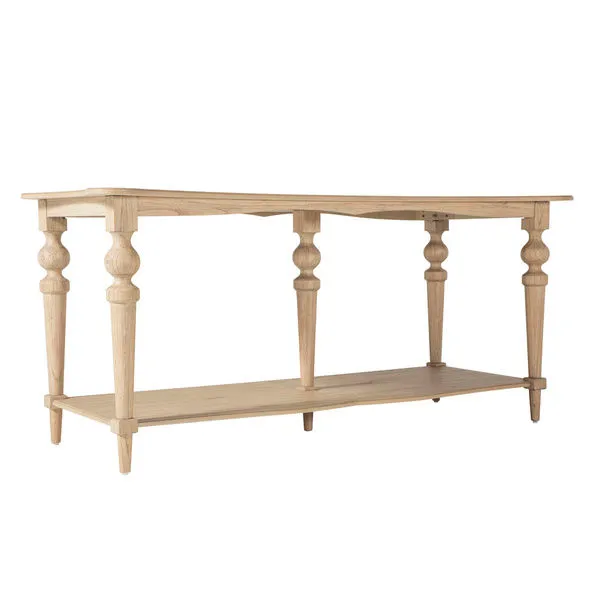 Product Image 1 for Nirvana Brushed Blonde Natural Oak Console Table from Gabby