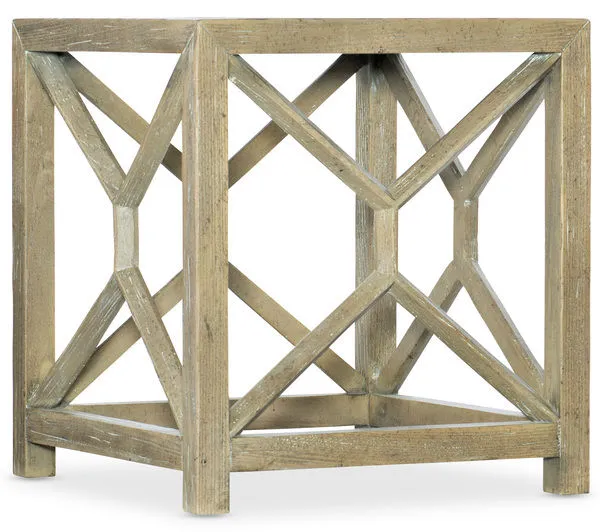 Product Image 1 for Surfrider Hardwood & Stone Veneer Square End Table from Hooker Furniture