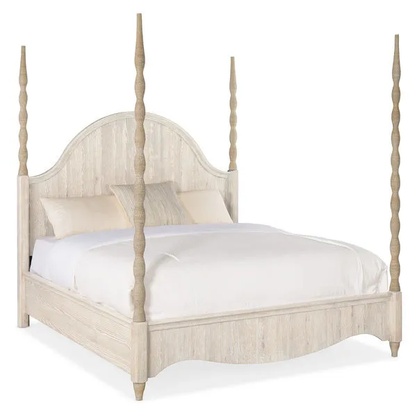 Product Image 4 for Serenity Jetty Oak & Cedar California King Poster Bed from Hooker Furniture