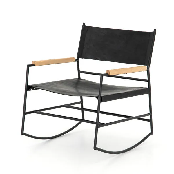 Product Image 9 for Jack Leather Rocker from Four Hands