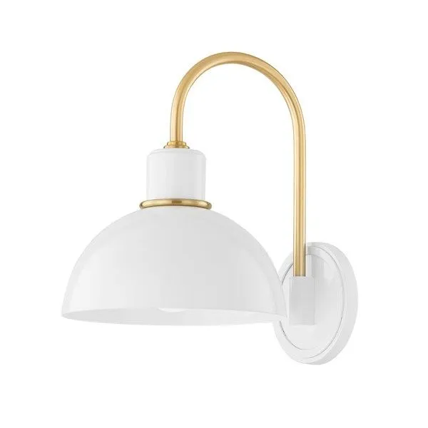 Product Image 1 for Camille White Wall Sconce from Mitzi