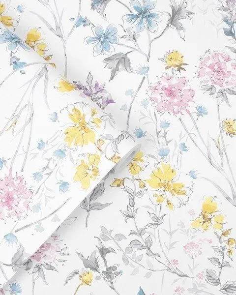 Product Image 1 for Laura Ashley Wild Meadow Multi Floral Wallpaper from Graham & Brown