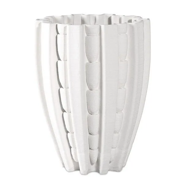 Product Image 1 for Fluted Vase from Currey & Company
