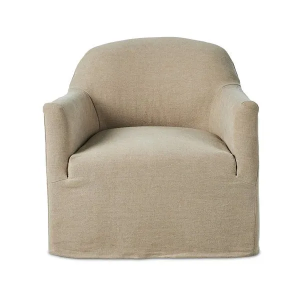 Product Image 1 for Lowell Slipcover Swivel Chair from Four Hands